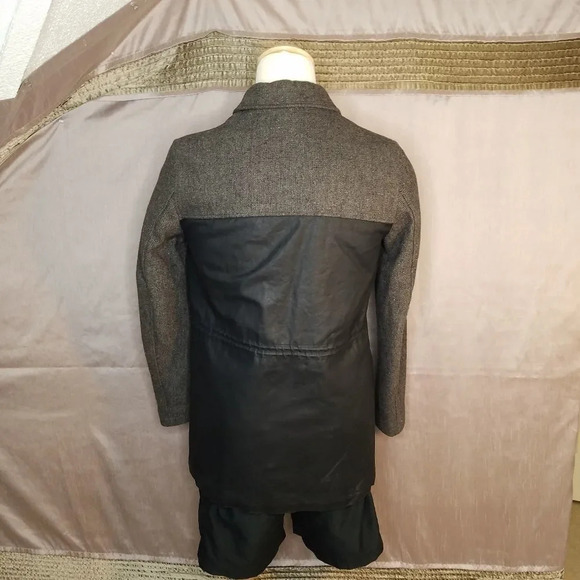 VINCE CAMUTO Tweed Wool Blend Anorak Coat Size Small - Picture 8 of 14